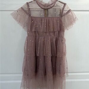 Girls tutu dress with sparkle stars
